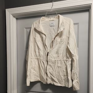 Old Navy Women's Cream Utility Jacket